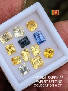 natural sapphire lots 6 ct